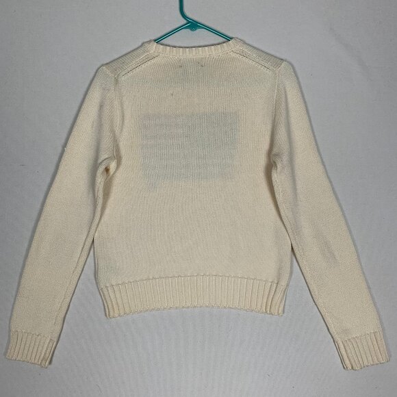 Polo Ralph Lauren USA American Flag RL Sweater Women's size Small Made in USA - Picture 8 of 14